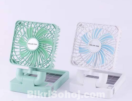 Solar Energy System Rechargeable Fan